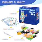 SplashNSpray STEM Robotics Kit for Kids Age 8-12, Robot Kits Educational Science Experiments Projects, Engineering Building Toy Electronic Motor Robot Craft, Big Boys & Girls Toys Birthday Present