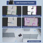 HIWONDER Robot Car with ChatGPT Large AI Models, 3D Depth Camera Ackermann Chassis ROS2-HUMBLE Lidar SLAM Mapping Navigation Autonomous Driving, MentorPi A1 Standard Kit Without Raspberry Pi