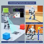 Hiwonder AI Intelligent Visual Humanoid Robot Powered by Raspberry Pi 5 4GB,DIY Robot Kits for Teens and Adults Supports App,Python Programming,PC Software and VNC Remote Desktop Control（Advanced Kit）