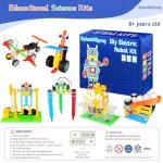 SplashNSpray STEM Robotics Kit for Kids Age 8-12, Robot Kits Educational Science Experiments Projects, Engineering Building Toy Electronic Motor Robot Craft, Big Boys & Girls Toys Birthday Present