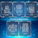 Demkia 5in1 STEM Robot Building Kit, 560 PCS APP/Remote Control Mech RC Robotics for Kids Ages 8-12, Science Kit Coding Robots Toy Set, Birthday Gifts for Boys Age 8-14+