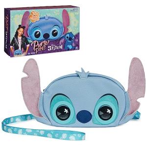 Purse Pets, Disney Stitch Officially Licensed Interactive Pet Toy & Kids Purse, 30+ Sounds & Reactions, Girls Crossbody Bag, Trendy Tween Gifts
