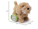 MEVA Kids Walking and Barking Puppy Dog Toy Pet with Remote Control Leash, Gifts for Kids Boys Girls (Brown)