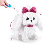 Pets Alive Lil' Paw The Walking Puppy by ZURU Interactive Dog That Walk, Waggle, and Barks, Interactive Plush Pet, Electronic Leash, Soft Toy for Kids and Girls