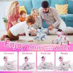Contixo R3 Robot Dog Toy for Kids - Interactive Remote Control Smart Dancing Robotic Pet for Boys & Girls Ages 3-12 - Pink