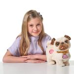 Pets Alive Poppy The Booty Shakin’ Pug – Interactive Dancing Plush Puppy by ZURU Robotic Realistic Soft Dog Stuffed Animal Toy for Kids, Girls