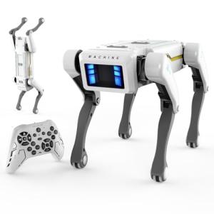 Robot Dog, AI Dog, AI Smart Pet, Will Dance and Kungfu, Voice/App/Remote Control, Support Action Programming, AI Robot Ideal Gift for Adults/Kids