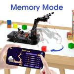 ACEBOTT 4 DOF ESP32 Robotic Arm Kit for Kids 8-12, Robotics Kit App Remote Control Robot Toys Compatible with Arduino, STEM Educational DIY Robot Arm Kit Gift for Teenagers & Adults