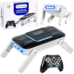 zlkseolt Smart Robot Dog - Interactive STEM Pet with Touch Sensors, 30+ Actions & Glowing Blue LEDs, RC Robot Toy for Kids Ages 3 and Up