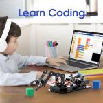 ACEBOTT 4 DOF ESP32 Robotic Arm Kit for Kids 8-12, Robotics Kit App Remote Control Robot Toys Compatible with Arduino, STEM Educational DIY Robot Arm Kit Gift for Teenagers & Adults