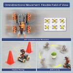MasterPi Robotic Arm Car for Raspberry Pi 5 Open Source Programming AI Vision 5DOF/Axis Robotics Smart Car Kits for Teen Adult Educational Building Robot (Raspberry Pi Not Included)