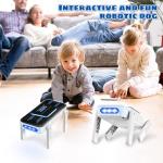 zlkseolt Smart Robot Dog - Interactive STEM Pet with Touch Sensors, 30+ Actions & Glowing Blue LEDs, RC Robot Toy for Kids Ages 3 and Up