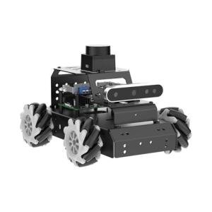 ROS2 Robot Car for Raspberry Pi 5 Programmable AI Smart Robot Kit 3D Depth Camera Lidar SLAM Mapping Navigation Path Planning Autonomous Driving 360° Movement Chassis, MentorPi M1 Without RPi