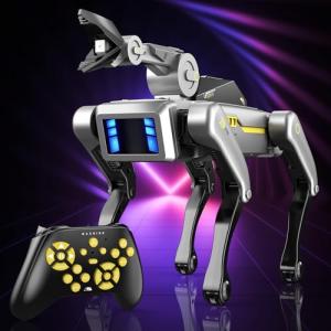 STEM Smart Robot Dog with Mechanical Claw, Grab & Carry Toys, Remote Control Programmable Robot Pet for Kids Ages 6+, AI Interactive Dog with 30+ Tricks, Gift for Boys & Girls