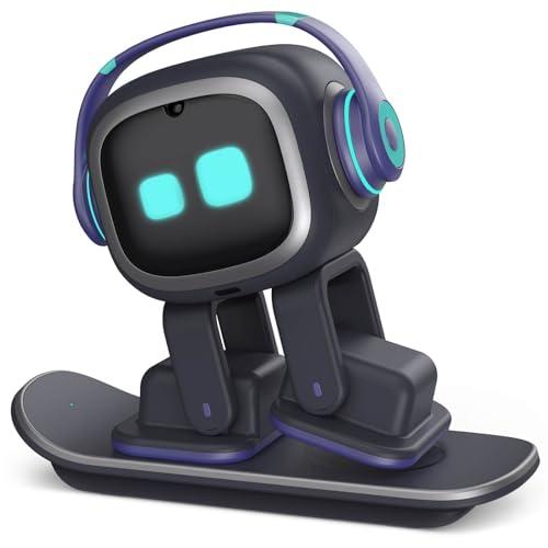 EMOPET AI Desk Robot Companion - ChatGPT Enabled with Voice Commands & Dancing, Interactive AI Robot Pet with Personality, for Adults and Kids