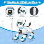 Smart Robots Dog Toy for Kids, Programmable Interactive RC Robotic Pets with Voice Control and Touch Sensory, Imitates Animals Music Dancing, Present for Kids Boys and Girls