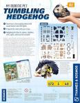 Thames & Kosmos My Robotic Pet - Tumbling Hedgehog | Build Your Own Sound Activated Tumbling, Rolling, Scurrying Pet | STEM Experiment Kit | Toy of The Year Award Finalist