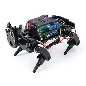 FREENOVE Robot Dog Kit for ESP32-WROVER CAM (Included), Dual-core 32-bit 240 MHz Microcontroller, Walking, Camera, Touch Sensor, Ultrasonic Ranging, Buzzer, RGB LED, Servo, App