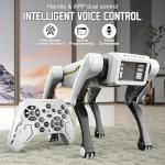 Petma Smart Robot Dog, AI Dog Programmable STEM Toy with Dance, Kungfu & Voice Control, 25+ Interactive Actions, App/Remote Control, Rechargeable Gift for Kids Ages 6+ (iOS & Android)