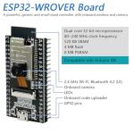 FREENOVE Robot Dog Kit for ESP32-WROVER CAM (Included), Dual-core 32-bit 240 MHz Microcontroller, Walking, Camera, Touch Sensor, Ultrasonic Ranging, Buzzer, RGB LED, Servo, App