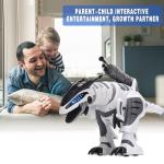 Spobot Remote Control Dinosaur Smart Robot Wildlife RC Robotic Electronic Pets, Interactive Intelligent Touching Robotic Walking Dancing Singing Dinosaur Toy
