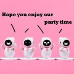 ENERGIZE LAB Eilik Pink - Touch Interactive Toys, Cute Robot Pets with Abundant Emotions. Idle Animations&Mini-Games, Unique Gift for Girls & Boys. Support Update.