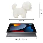 Plush Interactive Maltese Simulation Dog- Puppy Dog Toy for Kids-with Walking, Barking, Wagging Tail & Talking- Robotic Present Pet Toy for Toddler Kids Girls Boys