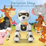 HBUDS Robot Dog Toys for Kids, Remote Control Dog Robot, Voice & Touch Control, Programmable Interactive Robotic Puppy Toy, Sing, Dance, Rechargeable Robo Pet for Boys Girls Ideas