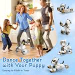 HBUDS Robot Dog Toys for Kids, Remote Control Dog Robot, Voice & Touch Control, Programmable Interactive Robotic Puppy Toy, Sing, Dance, Rechargeable Robo Pet for Boys Girls Ideas