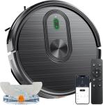 Robot Vacuum and Mop Combo, 2 in 1 Vacuuming & Mopping Robot with Schedule, App/Bluetooth/Voice, 3200Pa Max Suction, Self-Charging Robot Vacuum Cleaner, Slim, Ideal for Pet Hair, Hard Floor, Carpet