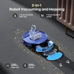 Robot Vacuum and Mop Combo with Smart App/Voice Control, Robotic Vacuum for Home/Pet Hair, Schedule, 2300Pa Suction, Auto Recharge, Tangle-Free, Quiet, Ultra-Thin 2.87" Design, for Low Pile Carpet