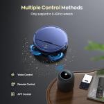 Robot Vacuum and Mop Combo with Smart App/Voice Control, Robotic Vacuum for Home/Pet Hair, Schedule, 2300Pa Suction, Auto Recharge, Tangle-Free, Quiet, Ultra-Thin 2.87" Design, for Low Pile Carpet