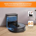 Robot Vacuum and Mop: 5000Pa Robotic Vacuum Self Emptying for 60 Days Hands-Free Cleaning, Self-Charging LiDAR Robot Vacuum Cleaner Alexa/APP Control for Hard Floor, Carpet, Pet Hair