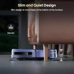 Robot Vacuum and Mop Combo with Smart App/Voice Control, Robotic Vacuum for Home/Pet Hair, Schedule, 2300Pa Suction, Auto Recharge, Tangle-Free, Quiet, Ultra-Thin 2.87" Design, for Low Pile Carpet