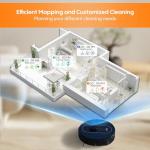 Robot Vacuum and Mop: 5000Pa Robotic Vacuum Self Emptying for 60 Days Hands-Free Cleaning, Self-Charging LiDAR Robot Vacuum Cleaner Alexa/APP Control for Hard Floor, Carpet, Pet Hair