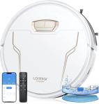 Laresar Clean Robot Vacuum and Mop 4000Pa Suction, 3 in 1 Robotic Vacuums with Self-Charging, 150mins Runtime, App/Remote/Voice Control, Robot Vacuum for Pet Hair, Carpet, Hard Floor(White)