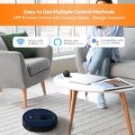 Robot Vacuum and Mop: 5000Pa Robotic Vacuum Self Emptying for 60 Days Hands-Free Cleaning, Self-Charging LiDAR Robot Vacuum Cleaner Alexa/APP Control for Hard Floor, Carpet, Pet Hair