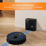 Robot Vacuum and Mop: 5000Pa Robotic Vacuum Self Emptying for 60 Days Hands-Free Cleaning, Self-Charging LiDAR Robot Vacuum Cleaner Alexa/APP Control for Hard Floor, Carpet, Pet Hair