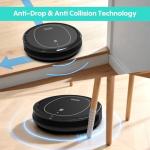 Robot Vacuum and Mop 4000Pa Strong Suction Robotic Vacuums Cleaner, 120 Min Runtime & Auto Recharge, WiFi/App/Remote/Alexa Control, 3-in-1 Ultra-Slim Quiet Ideal for Home Hard Floor, Carpet, Pet Hair