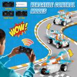 STEM Robot Building Kit for Kids, 12-in-1 Building Robot Toys APP & Remote Control Car, STEM Toys for Boys Age 8-12, Rechargeable Educational Robotics Toy for Boys Girls Christmas Birthday 332+Pcs