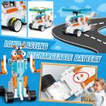 STEM Robot Building Kit for Kids, 12-in-1 Building Robot Toys APP & Remote Control Car, STEM Toys for Boys Age 8-12, Rechargeable Educational Robotics Toy for Boys Girls Christmas Birthday 332+Pcs