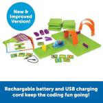 Learning Resources Code & Go Robot Mouse Activity Set Rechargeable, Screen-Free Early Coding Toy for Kids, Interactive STEM Coding Pet, Ages 4+, 83 Pieces
