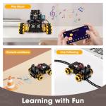 Robotics Kit for Kids Ages 8–12 12-16, ACEBOTT Smart Robot Car Kit with 3MP Camera, STEM Toys for Boys Compatible with Arduino & Scratch,App & Remote Control,STEM Gift for Boys, Girls,Teens and Adults
