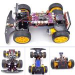 Adeept Smart Car Kit(Compatible with Arduino IDE), Line Tracking, Obstacle Avoidance, OLED Display, Ultrasonic Sensor, IR Wireless Remote Control, DIY STEM Educational Robot Car Kit