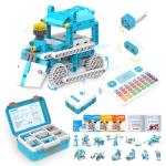 WhalesBot D3 Pro 12-in-1 STEM Wecode Pad Coding Robot Kit for Kids, 388-Piece Educational Building Set with Interactive Storytelling, Ideal Toy Gift for Boys & Girls Ages 6-8