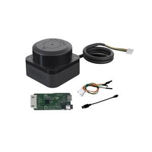 WayPonDEV RPLIDAR C1 360 Degree 2D Lidar Sensor, 12 Meters Scanning Radius Ranging Module Kit, SLAM ROS Robot LIDAR Sensor Scanner for Obstacle Avoidance and Navigation of Robots
