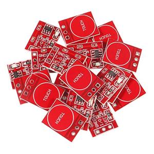 ALAMSCN 20PCS TTP223 Capacitive Touch Switch Button Sensor Module Self Locking for Arduino…