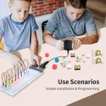 Basic Starter Kit Include Electronics Module Fun Kit, Breadboard, Power Module, Jumper Wires, Resistors, Circuit Boards，LEDs etc, Uno R3, Mega2560, Nano Compatible Replacement Parts Kit(E3)
