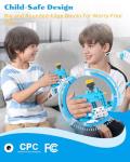 WhalesBot D3 Pro 12-in-1 STEM Wecode Pad Coding Robot Kit for Kids, 388-Piece Educational Building Set with Interactive Storytelling, Ideal Toy Gift for Boys & Girls Ages 6-8
