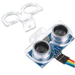 2pcs Ultrasonic Sensor Module HC-SR04 for Arduino, Distance Sensors with 2pcs Mounting Bracket Compatible with Mega2560, Robot kit, for ZigBee (2)